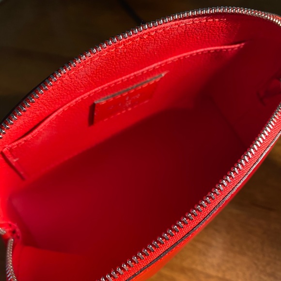 SOLD Louis Vuitton Pochette Cosmetique EPI Leather Red - Picture 9 of 13